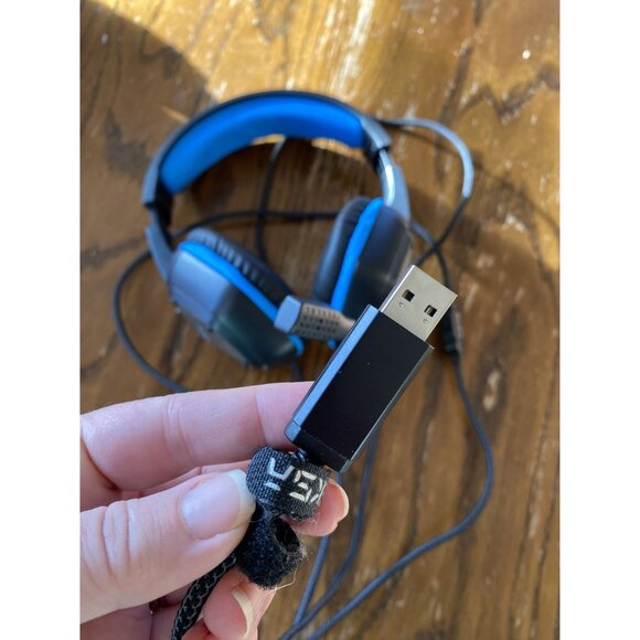 EKSA Gaming Headset Wired USB With Microphone Noise Cancelling Over Ear - Picture 6 of 7